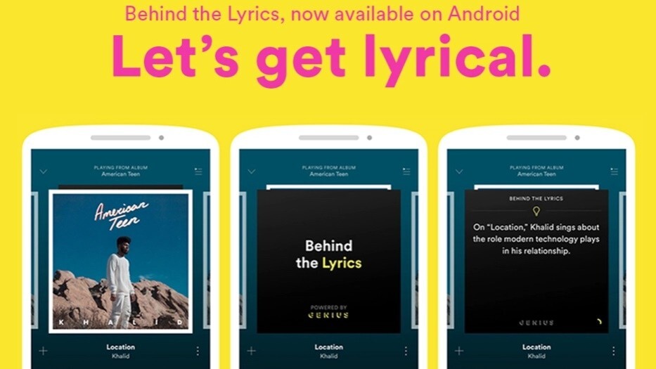 Spotify adds lyrics explanations on Android