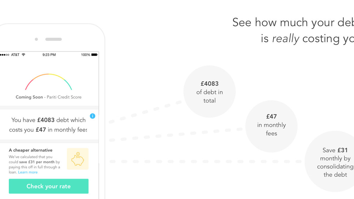 Pariti wants to show Brits how much their debt really costs them