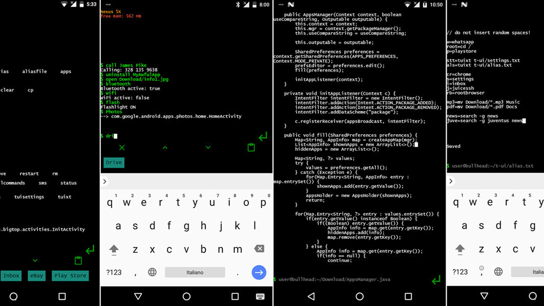 Linux Launcher turns your Android phone into command line interface