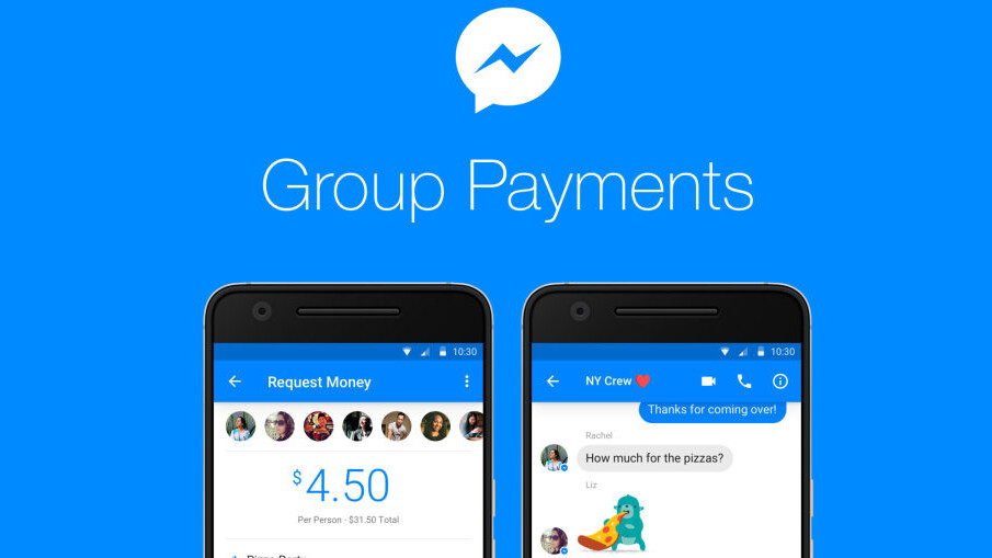 Facebook adds group payment feature to help make sure shady friends pay up