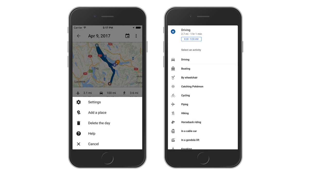 Google Maps brings Timeline support to the iPhone and iPad