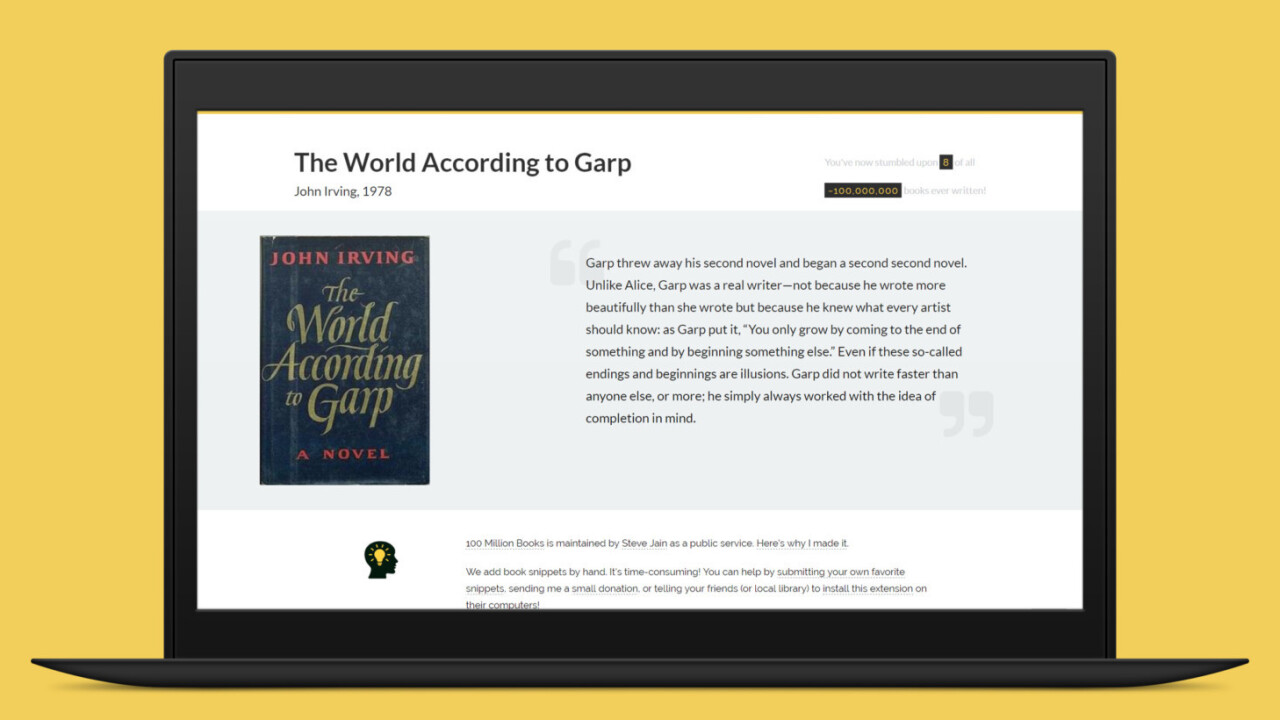 There’s finally a Chrome extension for book lovers to discover their next great read
