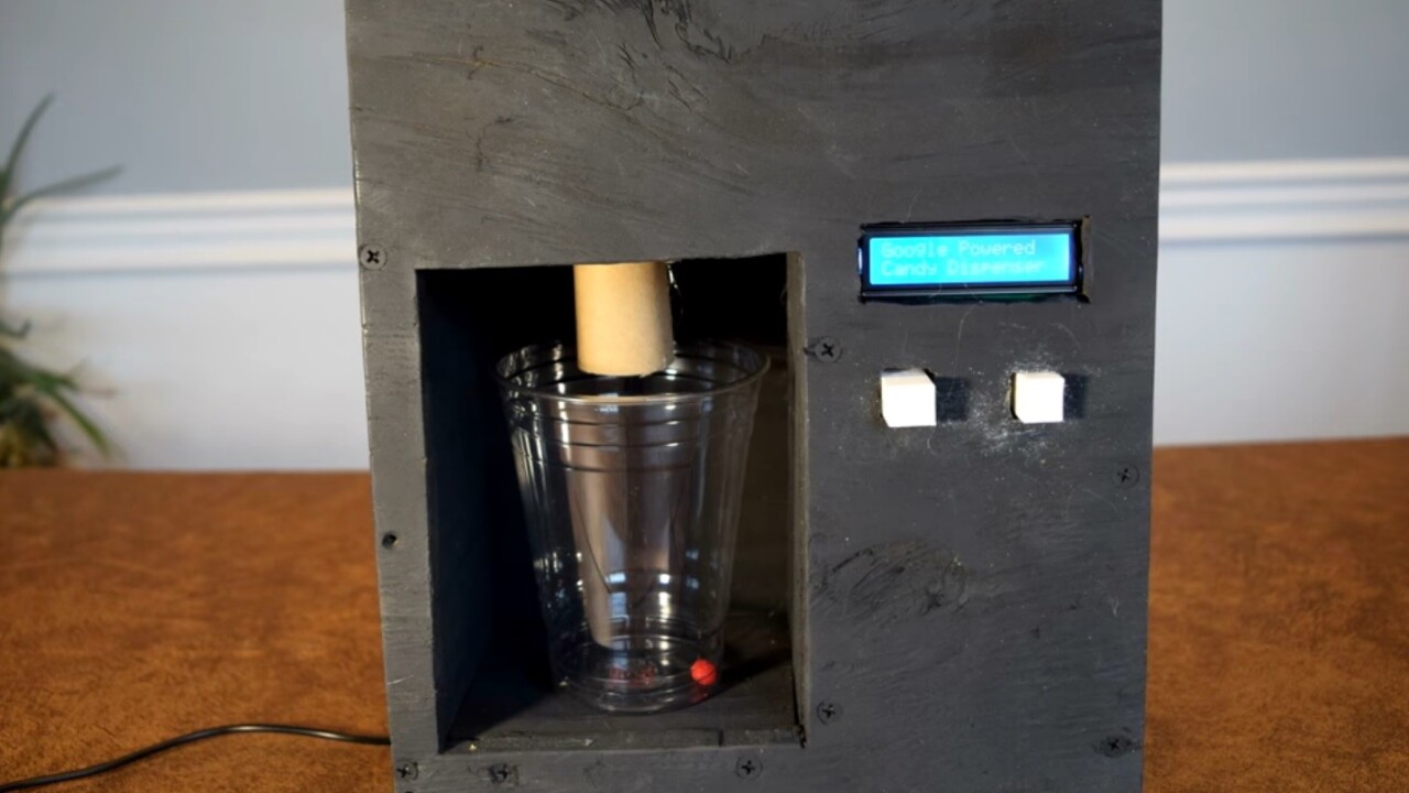 This candy dispenser is the best possible use of Google’s new AIY kit