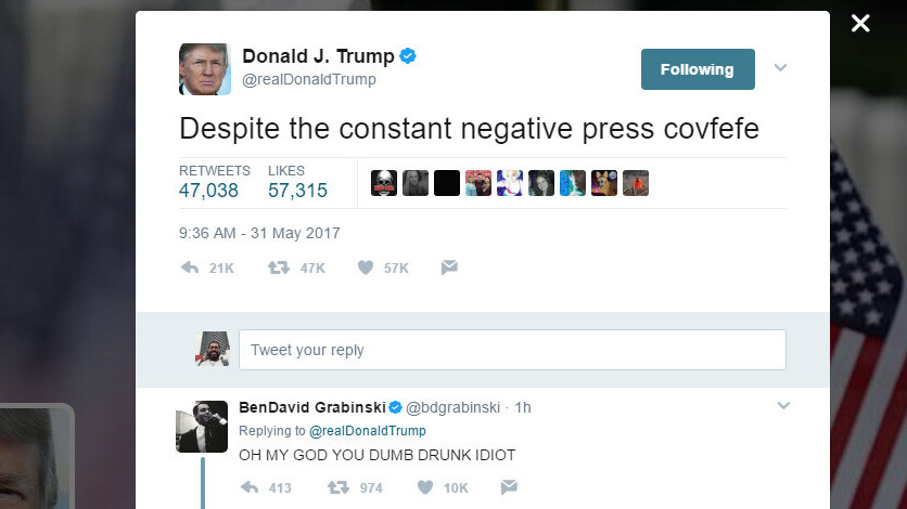 How the internet is handling Trump’s covfefe