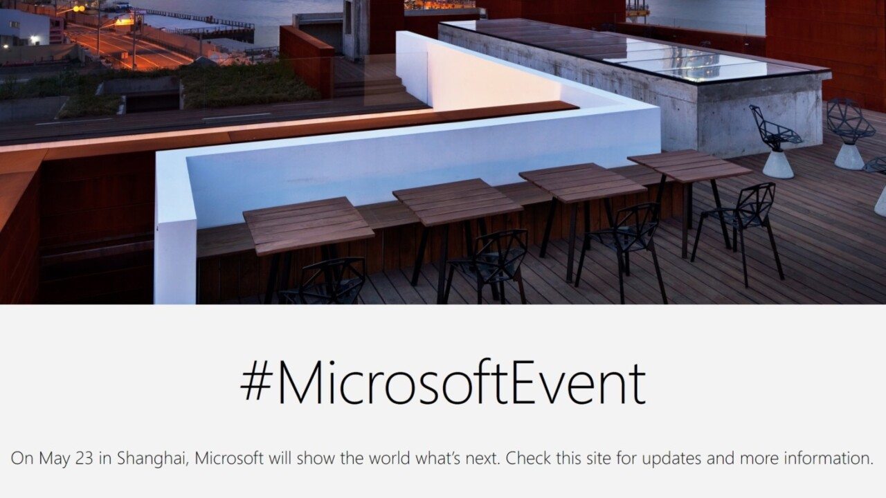 Microsoft teases yet another Surface announcement on May 23