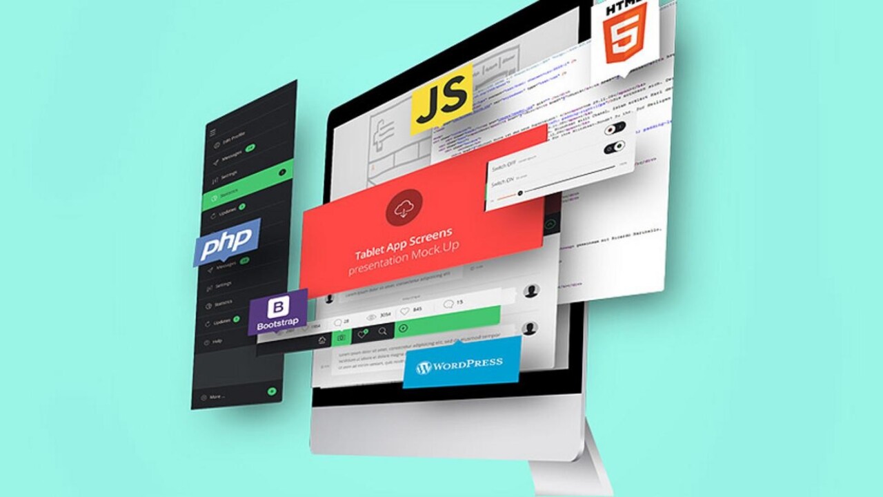 Learn web development and build working sites with a top instructor — for under $15