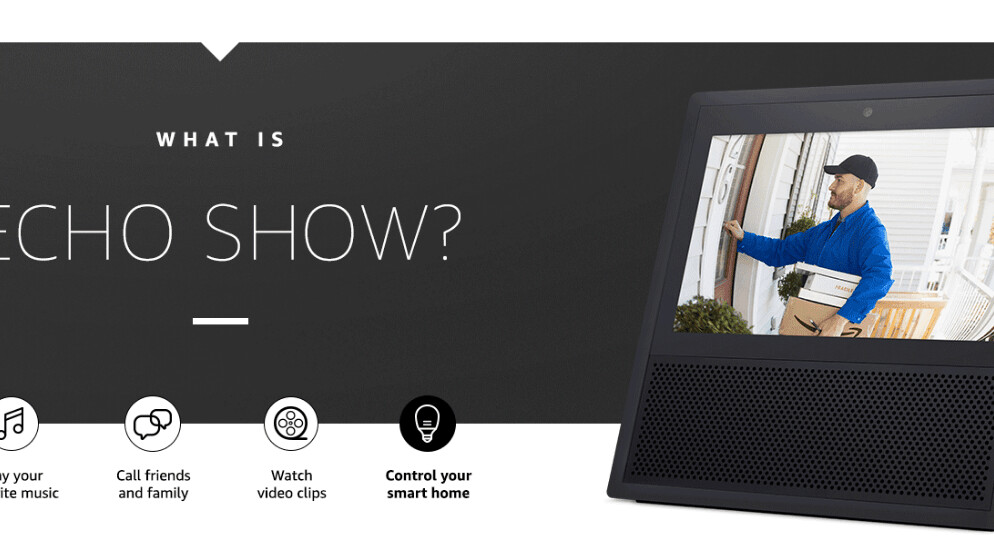 Amazon officially unveils its screen-equipped smart speaker – the Echo Show