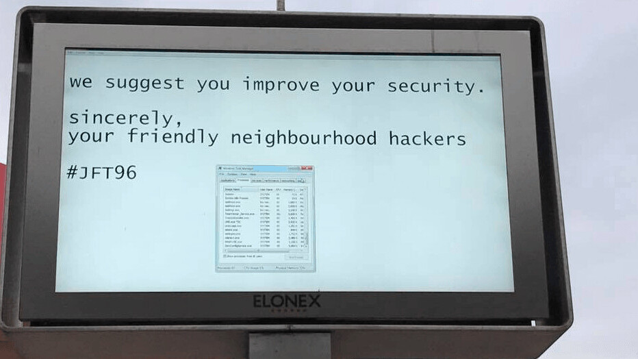 ‘Friendly neighborhood hackers’ spoof digital billboard at local mall