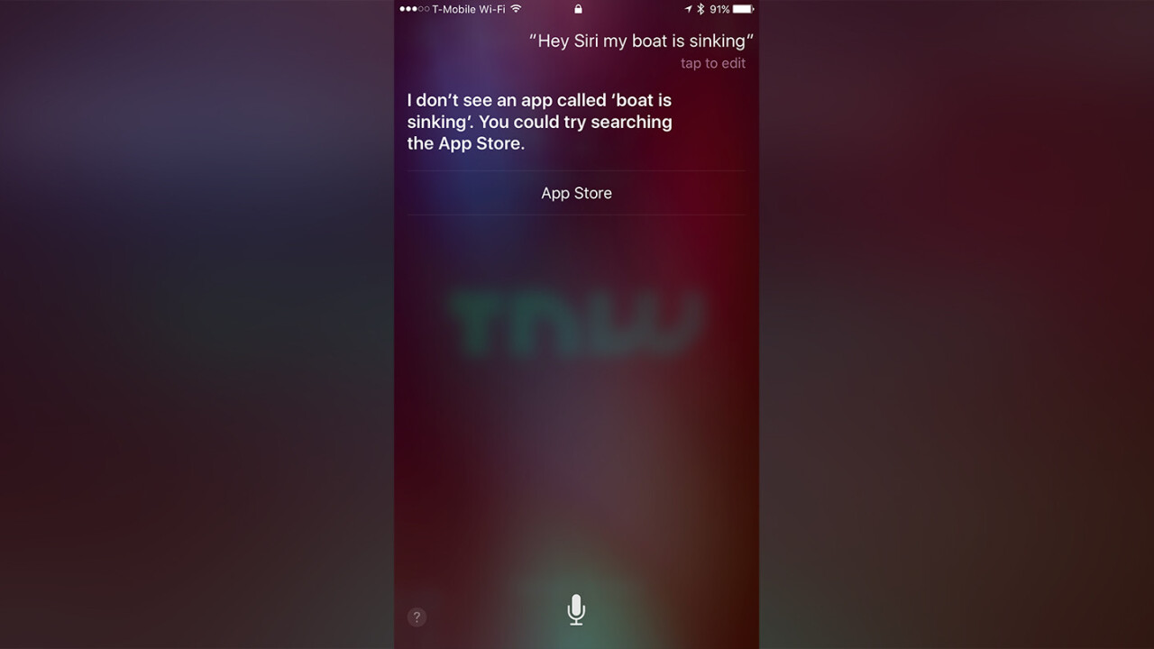 Siri credited with saving fishermen’s lives after boat sinks