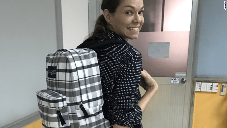 This QR code backpack is next-level social media
