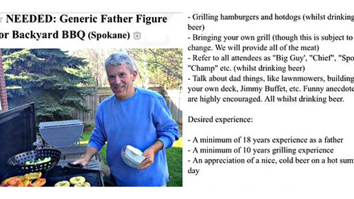 Craigslist ad for fake dads is the saddest thing we’ve seen today