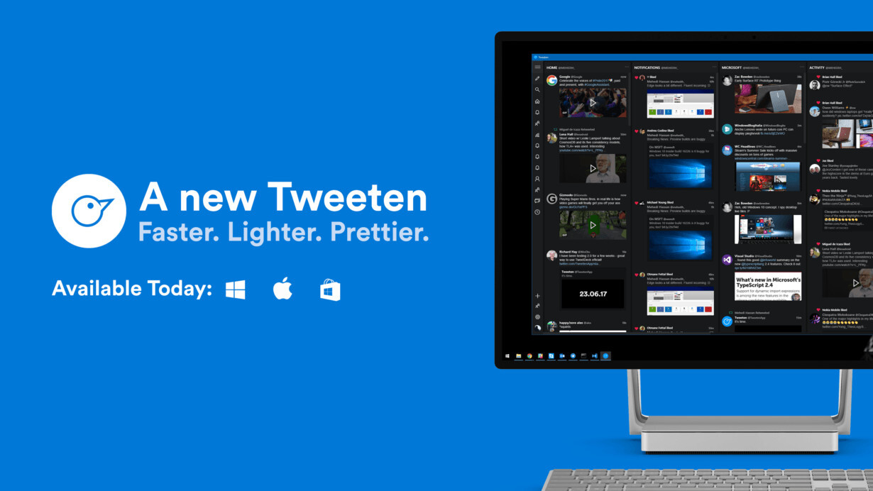 Tweeten 2 updates the best Tweetdeck replacement with filters and better GIF support