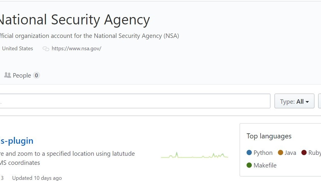 The NSA (yes, that NSA) has a Github account now