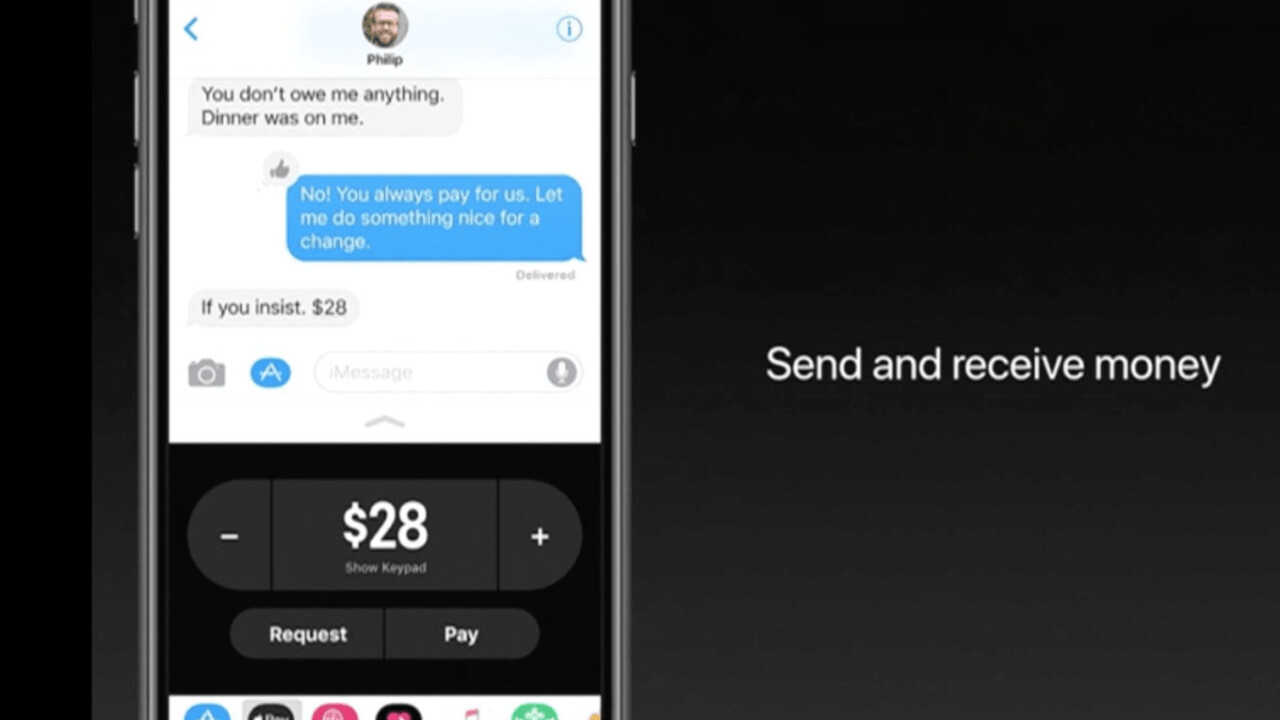 iMessage will let you collect debt from friends