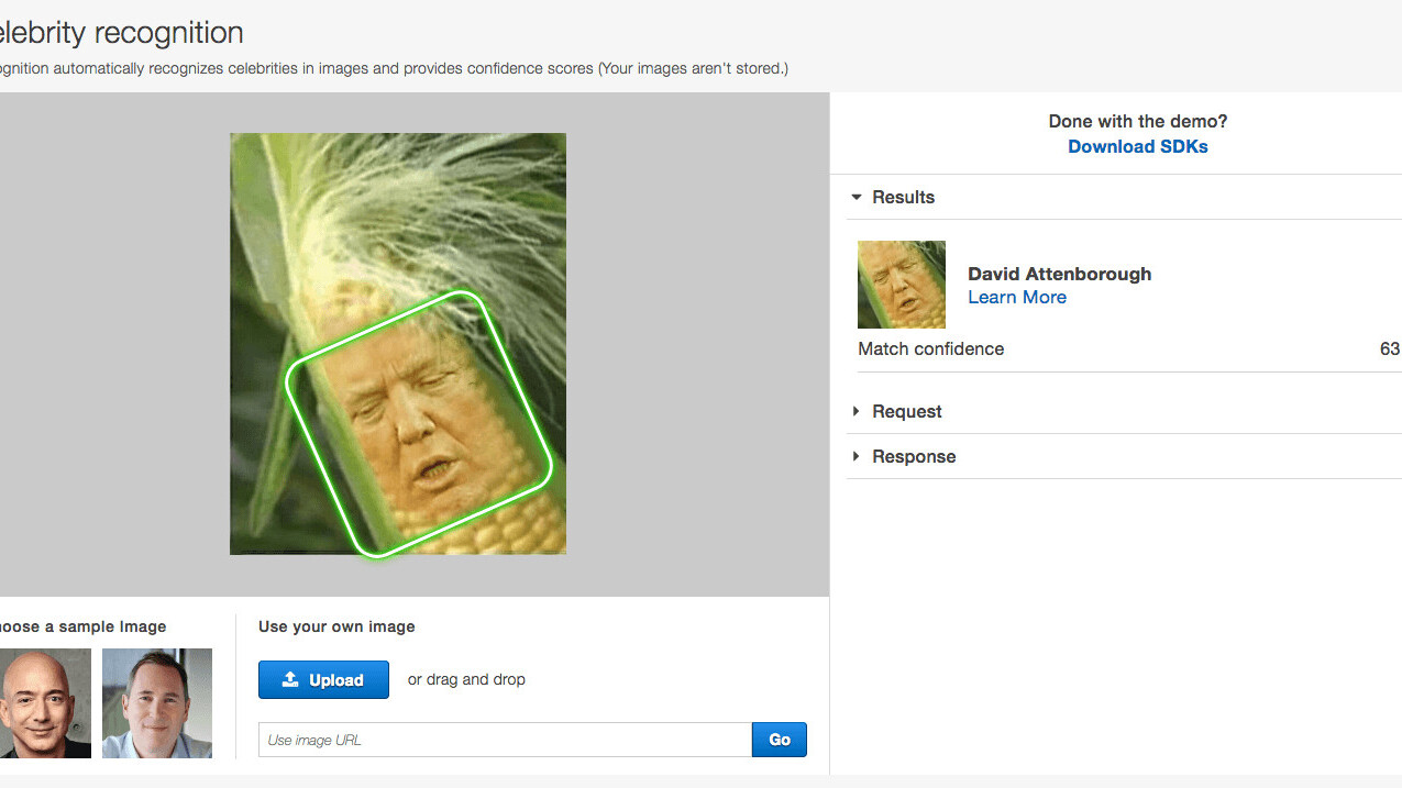 Amazon launches a useless Google reverse image search clone for celebrities