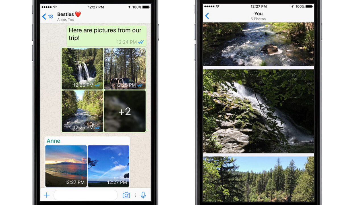 WhatsApp adds photo filters and albums on iOS