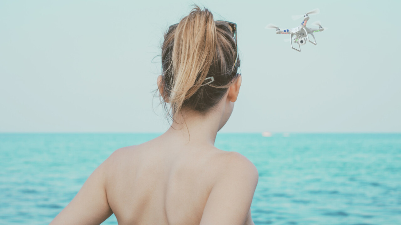 Drone voyeurs in hot water after filming nude sunbathers