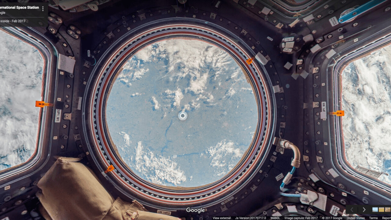 Google Street View is now in outer space too