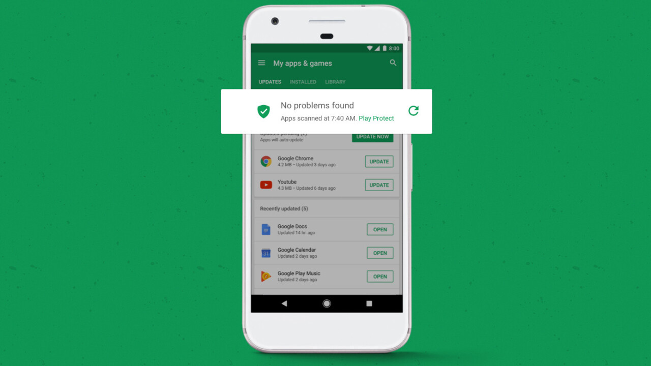 Google takes on Android malware head-on with Play Protect