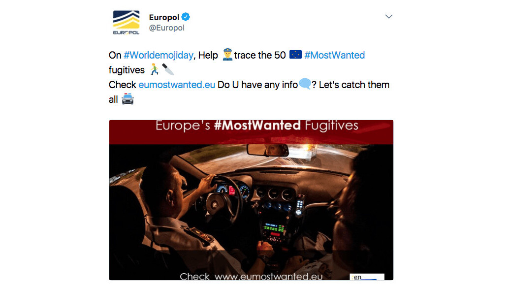 Hip and cool Europol asks fellow kids to help them catch all the baddies ? ? ?
