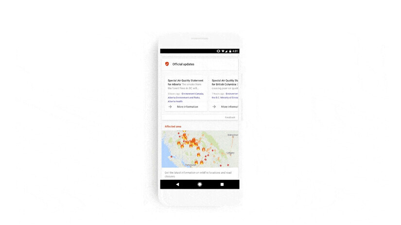 Google will keep people safe with real-time SOS Alerts in Search and Maps