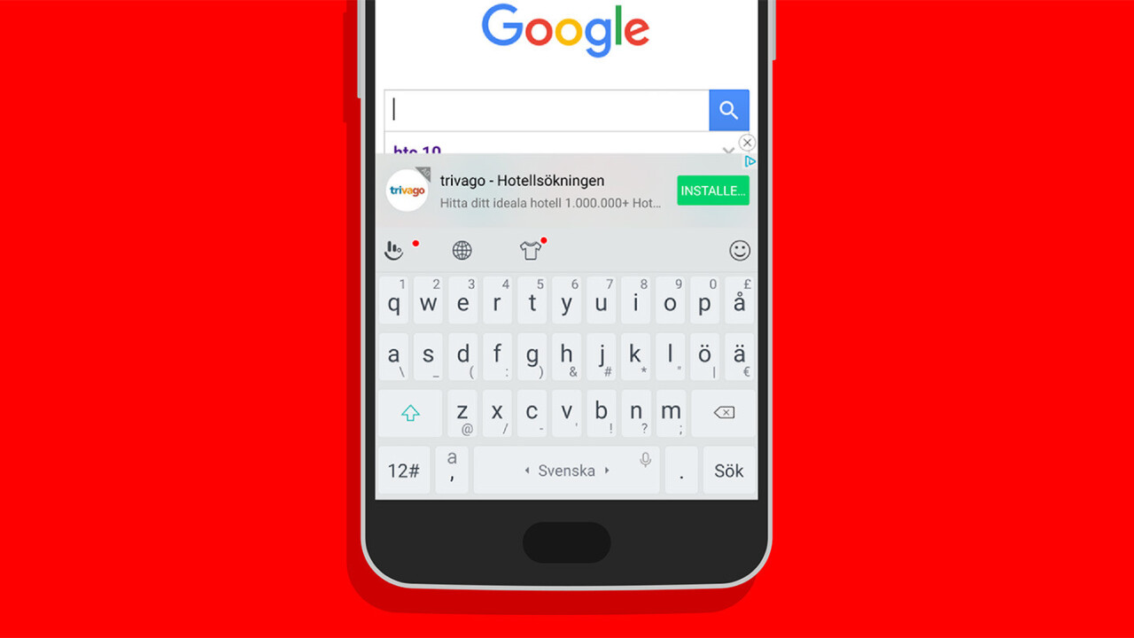 Dear mobile keyboard makers, this is not OK