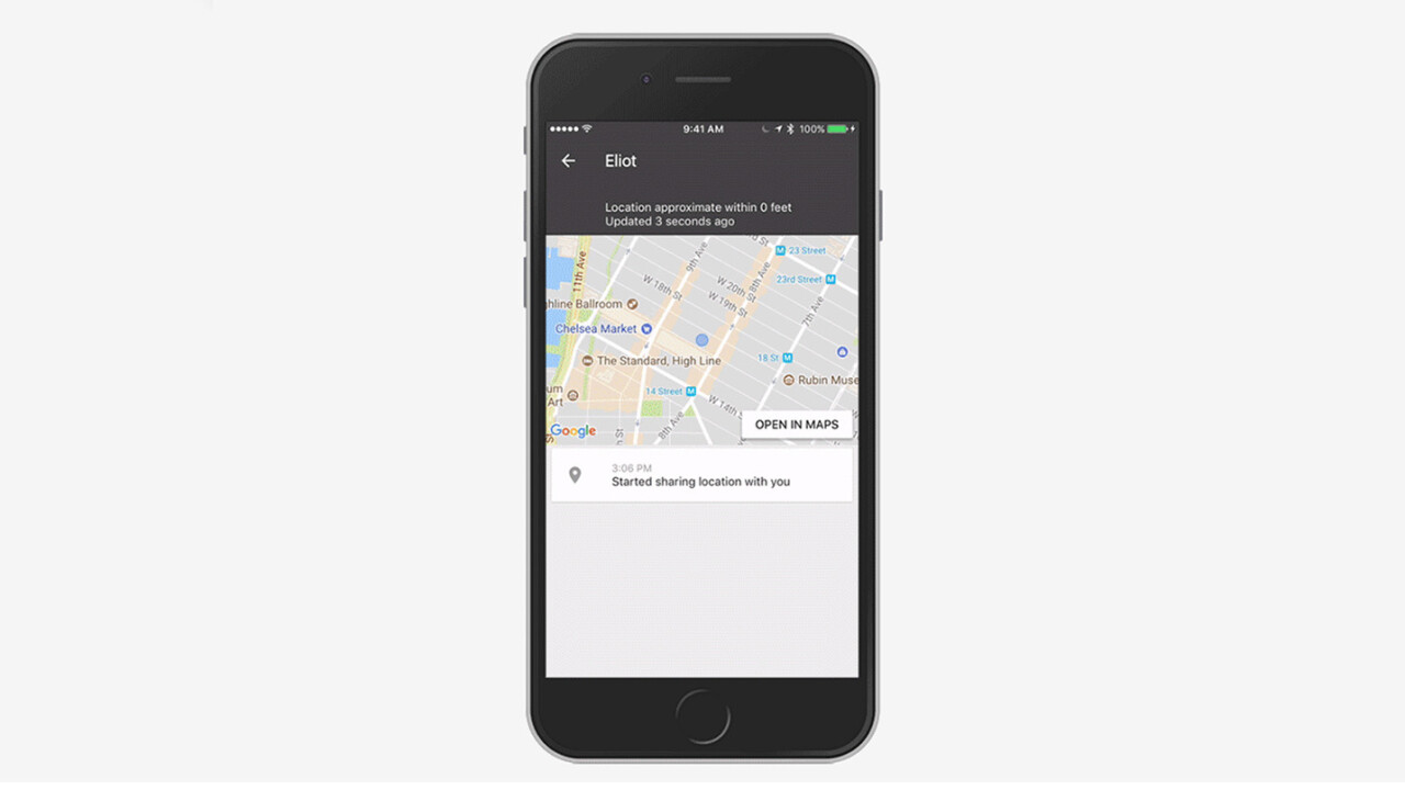 Google’s Trusted Contacts app now lets iOS users keep tabs on each other
