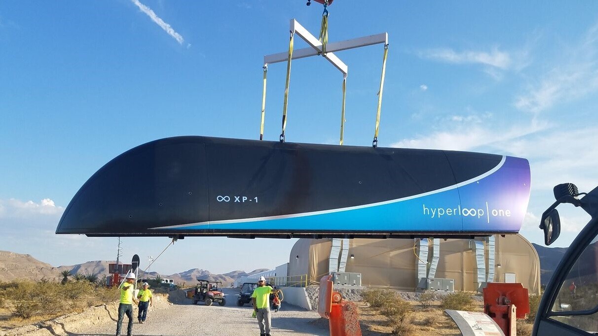 Hyperloop One just nailed its first full-scale test