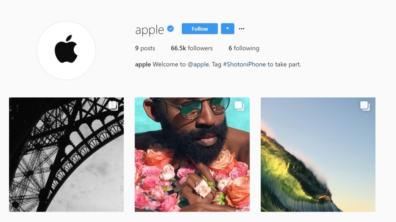 Apple’s new Instagram account fools you into thinking the iPhone camera is special