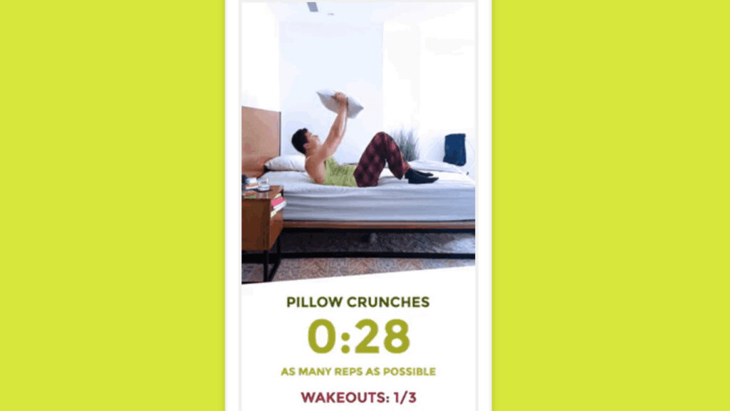 This app wants you to wake up by turning your bed into a gym