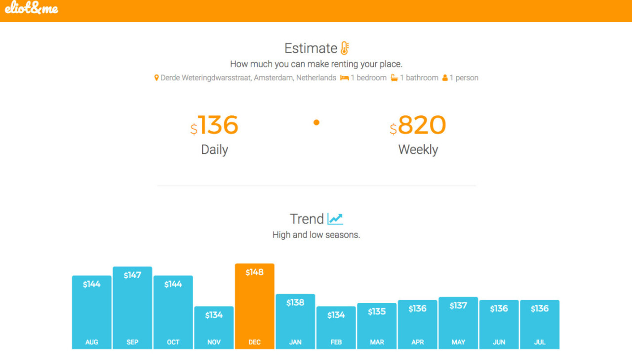 Airbnb calculator helps you find the best price to rent out your place