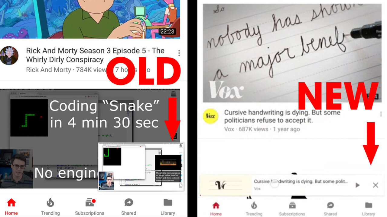 Google is testing a handy new playback UI for YouTube