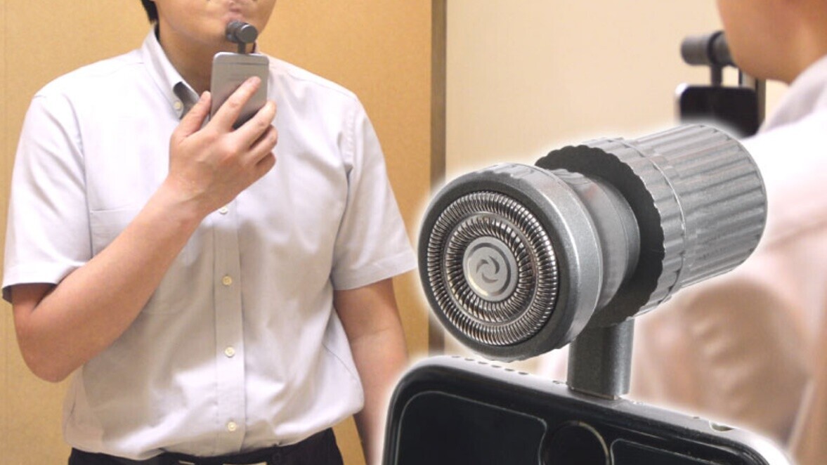 This iPhone-powered shaver exists