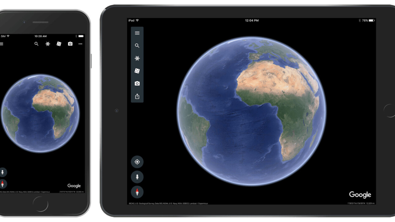 Google Earth’s fantastic new app is now on iOS