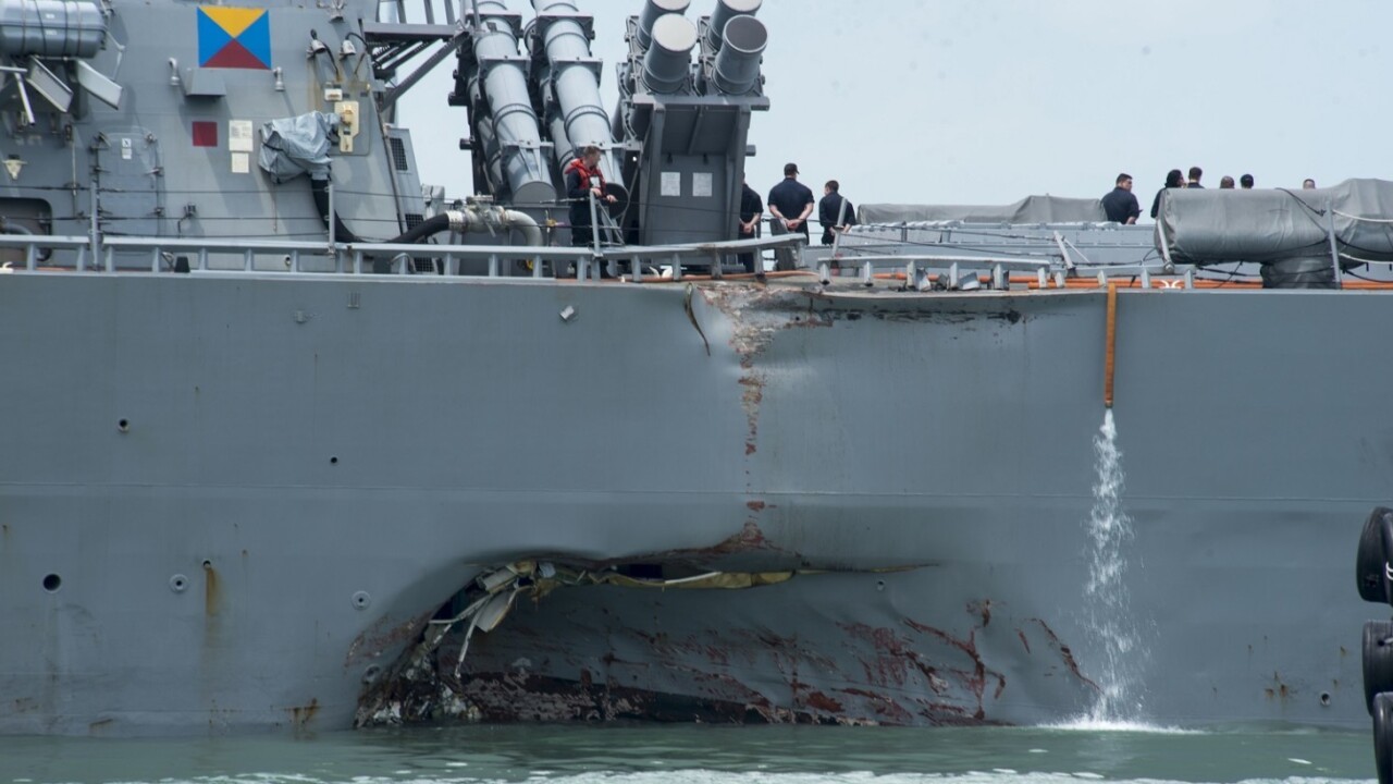 Fourth US Navy collision this year raises suspicion of cyber-attacks