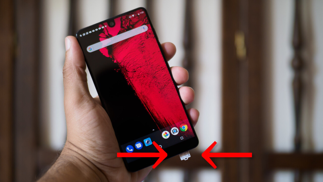 The Essential Phone has a clever way of hiding regulatory symbols