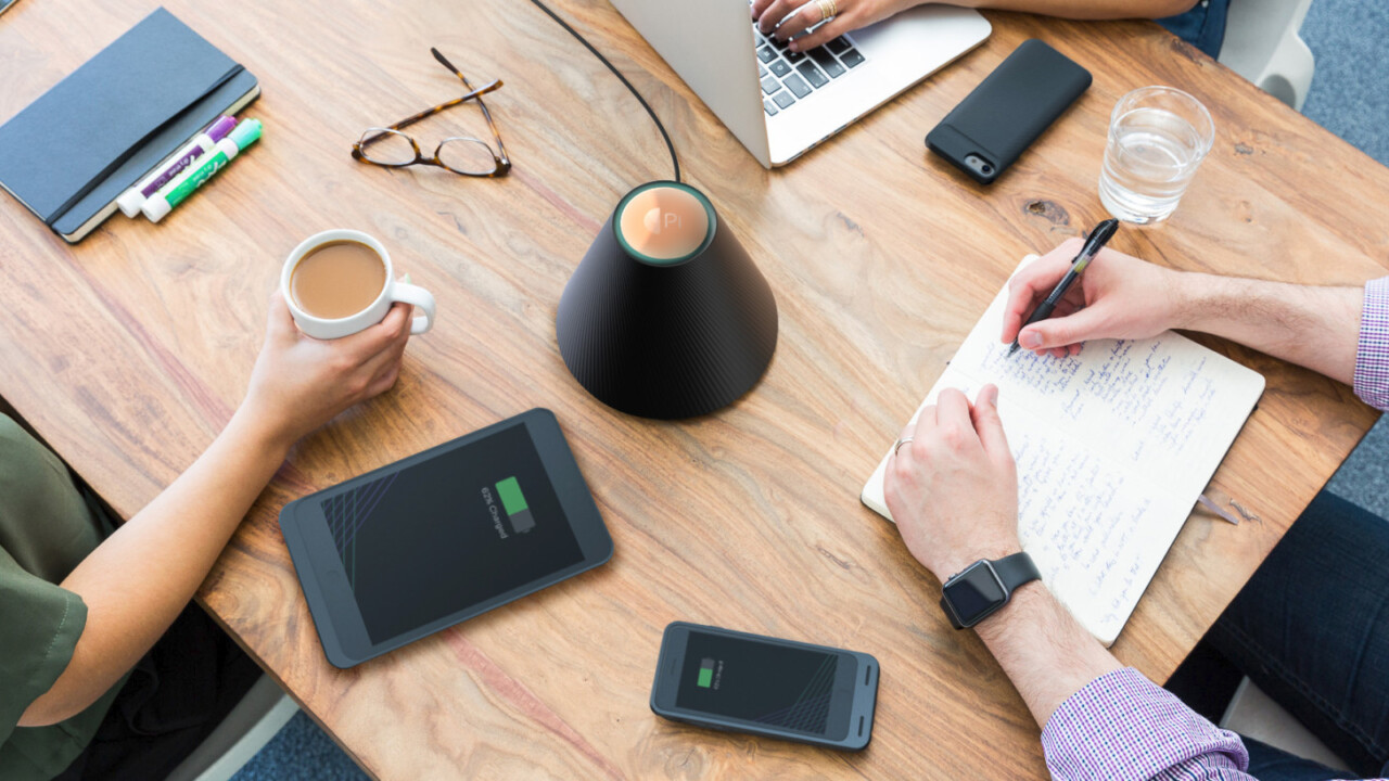 This wireless charger promises to juice up your phone from a foot away