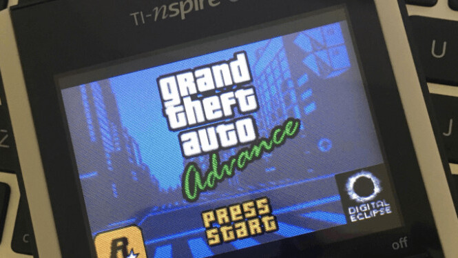 Move over consoles, playing GTA on a calculator is way cooler