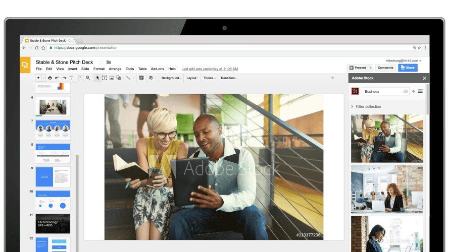 Google Slides now has add-ons, and lets you import ideas from Keep