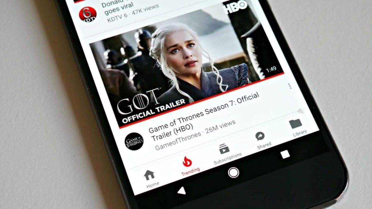 YouTube App Repositions its Navigation Bar for Better User Experience