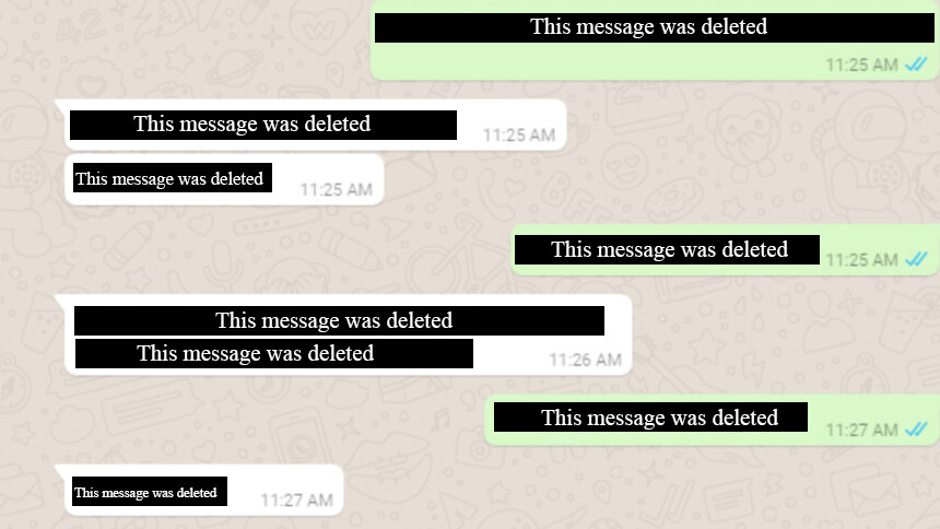 WhatsApp’s ‘Delete for Everyone’ doesn’t delete media files from iPhones