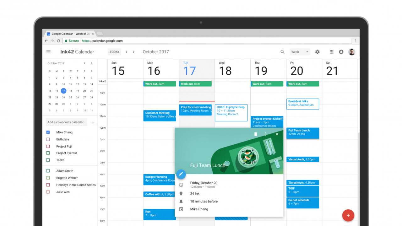 Google Calendar gets a fresh new look