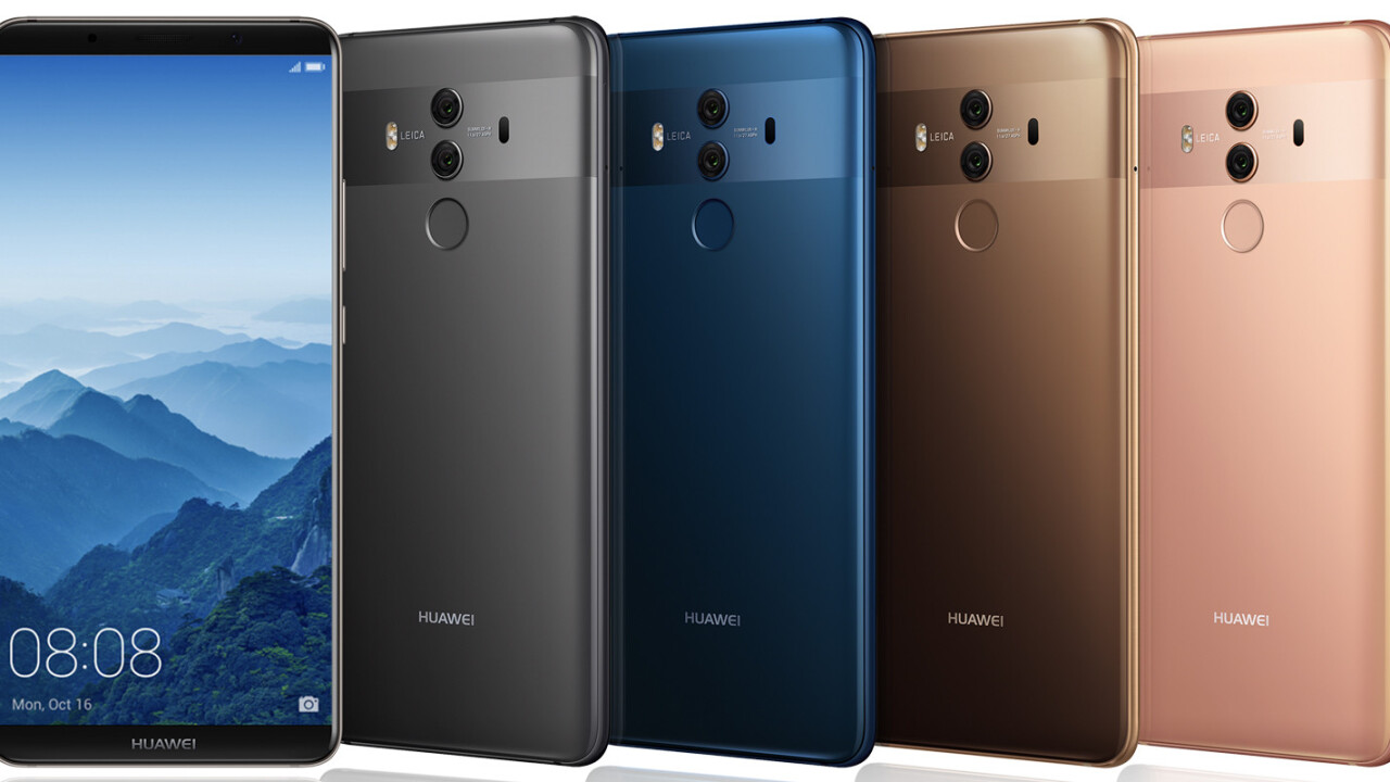 Huawei’s Mate 10 flagship series comes in 3 bezel-less flavors to take on the iPhone