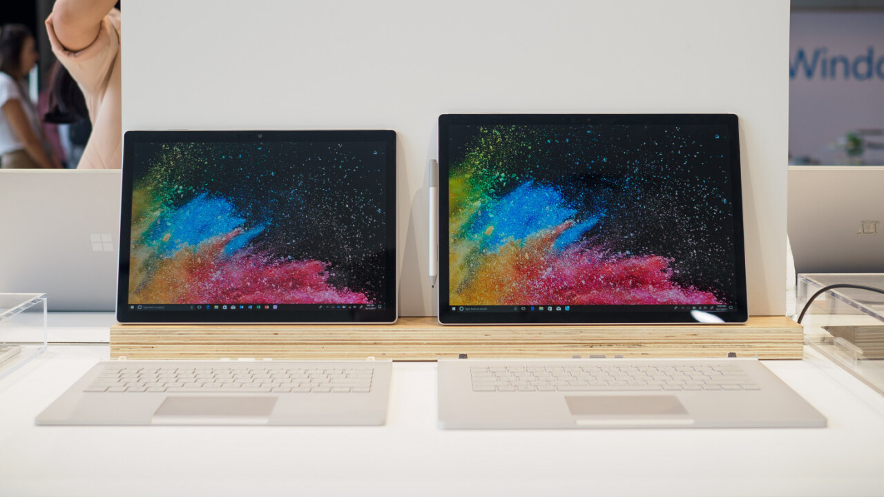 Microsoft’s new Surface Book 2 adds a 15-inch size and gaming-grade graphics