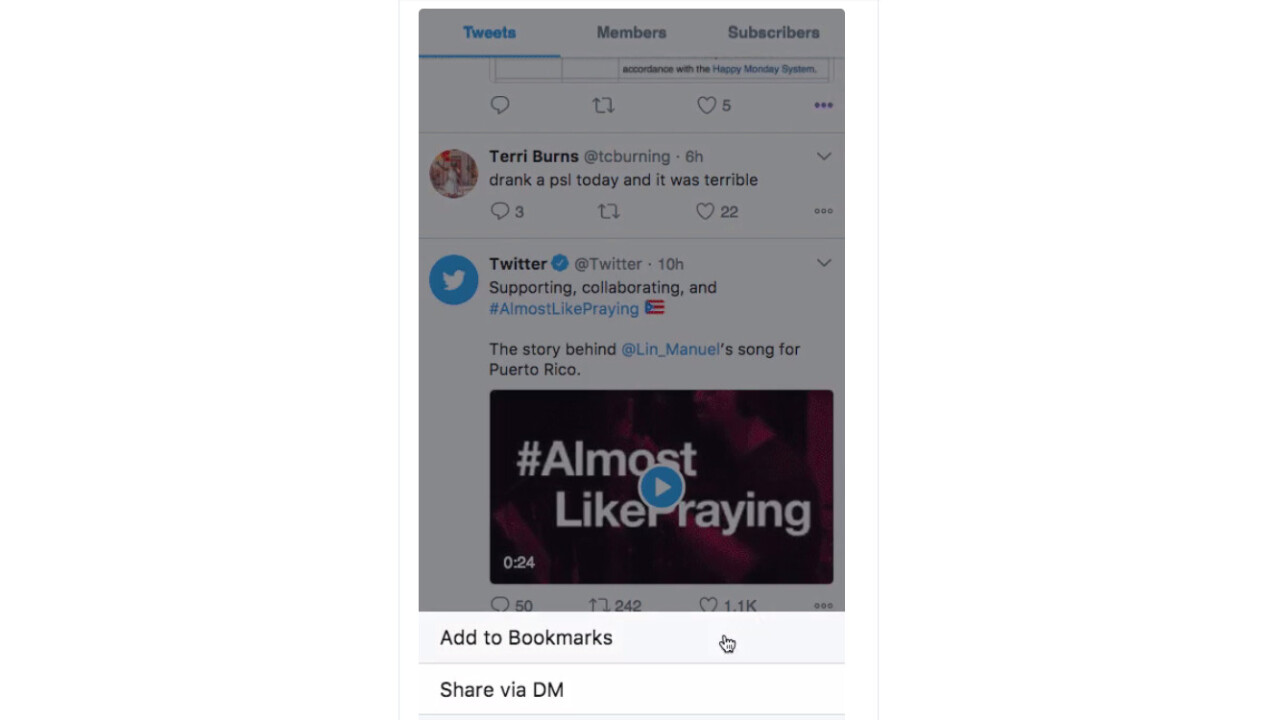 Twitter is getting a much needed save-for-later button