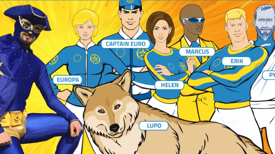 Meet the EU’s adorably awkward real-life superhero: Captain Europe