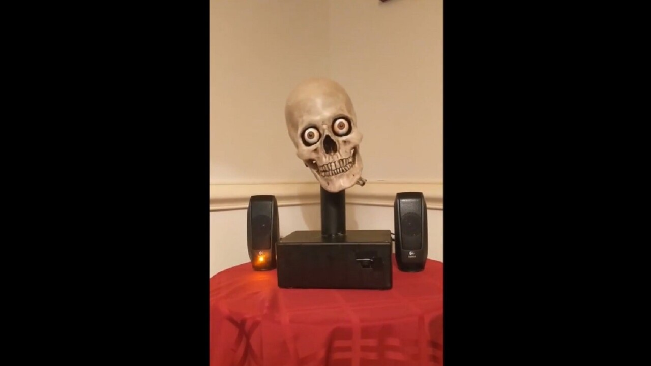 Hacker pieces together Alexa-powered talking skull