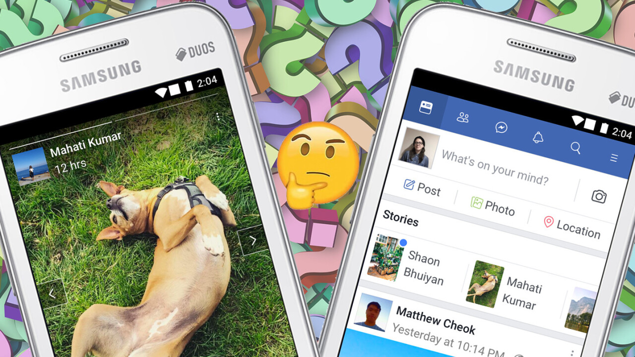 Facebook rolls out ‘Stories’ to FB Lite users… and we really don’t know why