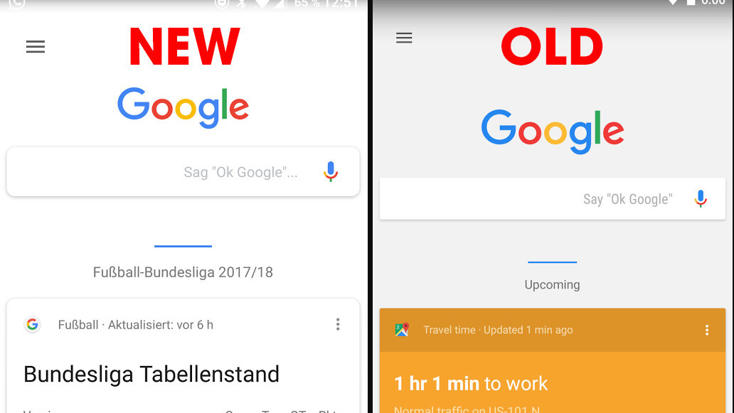 Google is testing an elegant new interface for Google Now