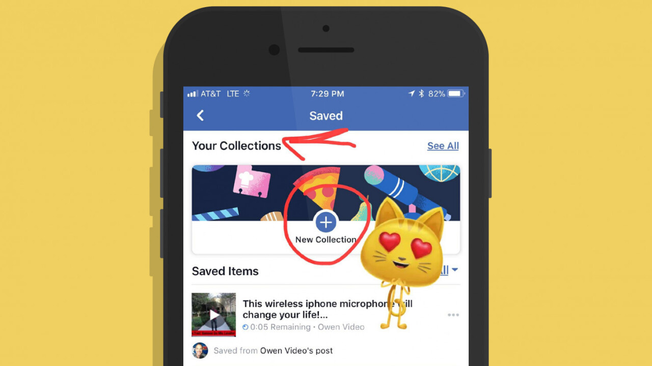 Facebook’s testing an Instagram-style ‘Collections’ feature for saved posts